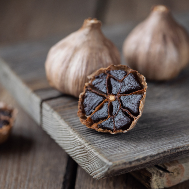 Korean Black Garlic.