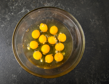 12 egg yolks.
