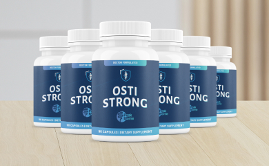 Six bottles of Osti Strong.