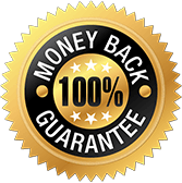 100% Money Back Guarantee.