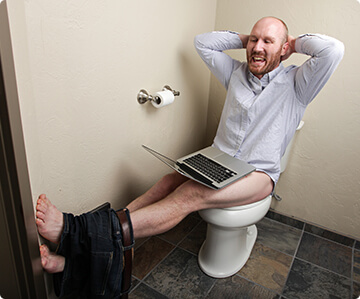 People were pooping better then they ever had.