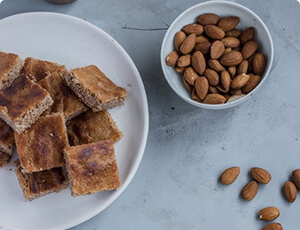 Almond Butter Brownie Bites.
