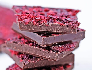 Chocolate Raspberry Truffle Bark.