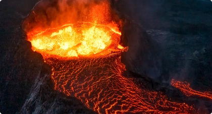 Hot Burning Lava