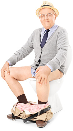 Smoothly empty your bowels without pushing.