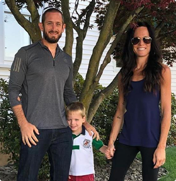 Jeremy with family.